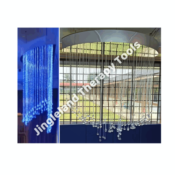 29.png Fluorescent Fiber Optic Arc Curtain (660 x 1500 x 2000 LxWxH mm)