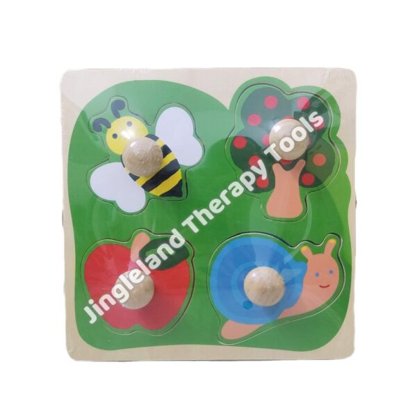 Big Knob Wooden Puzzle : Insect