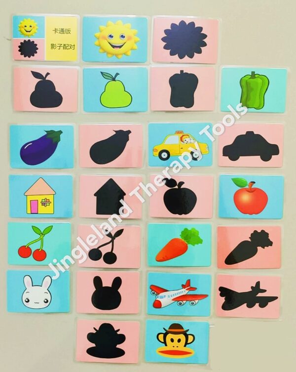 Card-Shadow-x3.jpeg Cards : Matching - Black Shadow (25pcs)