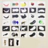 Card-Shadow-x4.jpeg Cards : Matching - Black & White Shadow (33pcs)