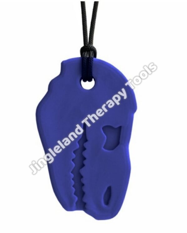 Dino-Bite-Chewable-Necklace-Blue.jpeg ARK Dino Bite Chewable Necklace : Soft Chew (Dark Blue)