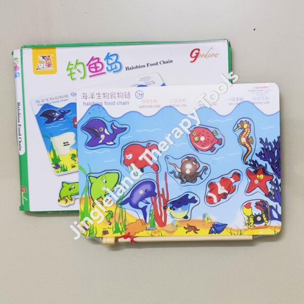 Wooden Magnetic Fishing Game