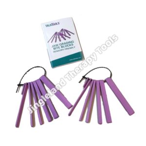 Jaw-Grading-Bite-Block-Purple.jpeg TalkTools® Jaw Grading Bite Blocks : PURPLE