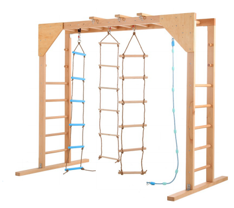 Monkey-Bar-Solid-Wood.png Monkey Bar (Wooden) : Premium 2 Sides