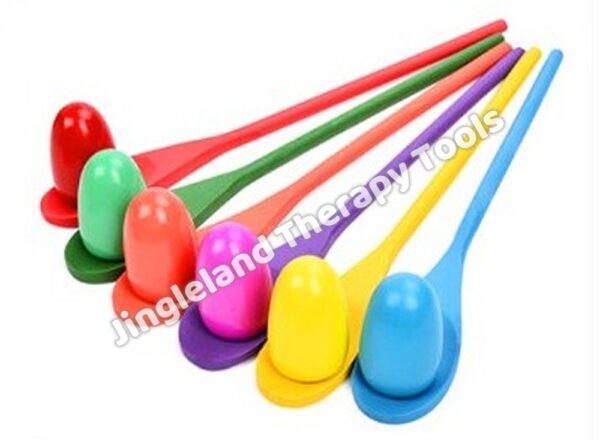 Wooden Spoons & Eggs Balancing Game (6pcs)